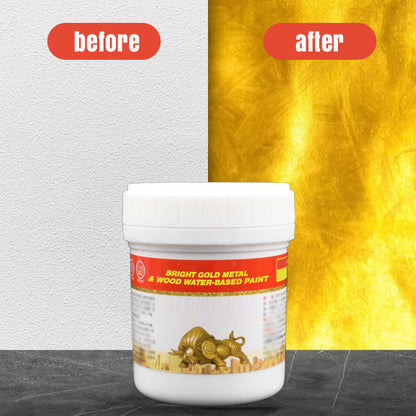 🔥Solange der Vorrat reicht 40 % Rabatt!🎉Wasserbasierte Farbe in Gold und Holzoptik
