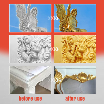 🔥Solange der Vorrat reicht 40 % Rabatt!🎉Wasserbasierte Farbe in Gold und Holzoptik