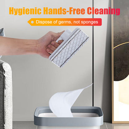 🏠 Vielseitiger Handwischer – geeignet für Glas, Staub & Flüssigkeiten, inkl. ausziehbarem Griff & waschbarem Mikrofaserpad, ideal für den täglichen Gebrauch🧹