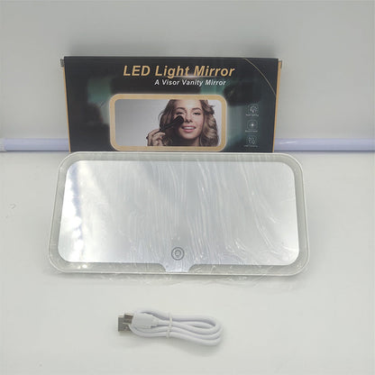 🔥Solange der Vorrat reicht 40 % Rabatt!🎉LED-Kosmetikspiegel für die Sonnenblende im Auto