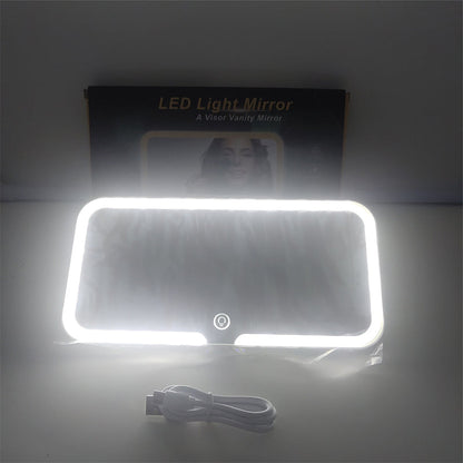 🔥Solange der Vorrat reicht 40 % Rabatt!🎉LED-Kosmetikspiegel für die Sonnenblende im Auto