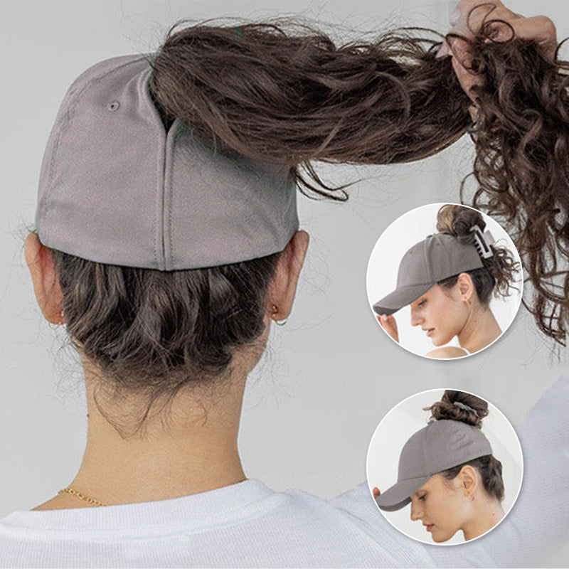 🔥Solange der Vorrat reicht 40 % Rabatt!🎉Baseballmütze mit Pferdeschwanz und Magnetverschluss