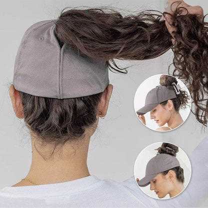 🔥Solange der Vorrat reicht 40 % Rabatt!🎉Baseballmütze mit Pferdeschwanz und Magnetverschluss