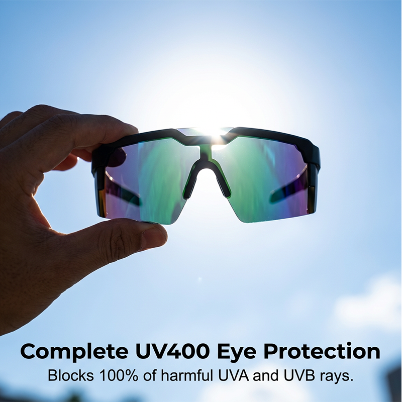🕶️ JETZT -50% RABATT! 🔥 Sport-Sonnenbrille UV400 Unisex – Verspiegelte Gläser Anti-Blendung, Leichter TR-Rahmen, Panoramasicht & Seitenschutz · 8 Farben ✨