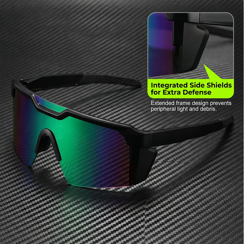 🕶️ JETZT -50% RABATT! 🔥 Sport-Sonnenbrille UV400 Unisex – Verspiegelte Gläser Anti-Blendung, Leichter TR-Rahmen, Panoramasicht & Seitenschutz · 8 Farben ✨