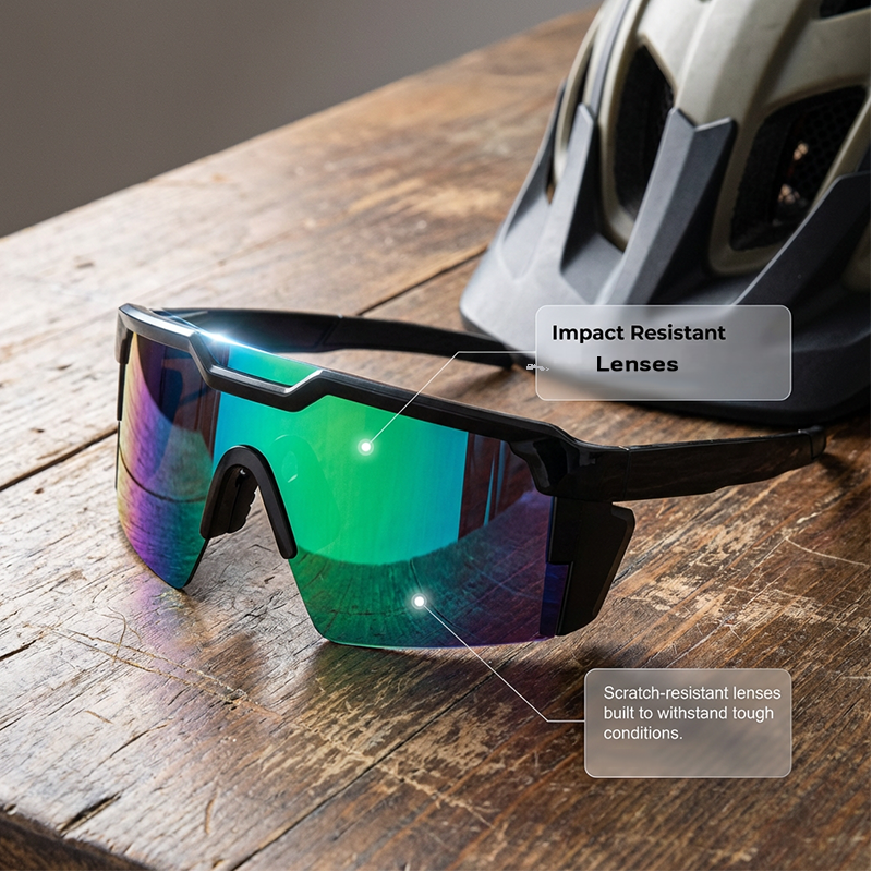 🕶️ JETZT -50% RABATT! 🔥 Sport-Sonnenbrille UV400 Unisex – Verspiegelte Gläser Anti-Blendung, Leichter TR-Rahmen, Panoramasicht & Seitenschutz · 8 Farben ✨