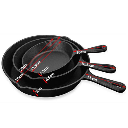 🔥Heißer Sale & 50 % Rabatt🔥Antihaft-Bratpfanne aus Gusseisen