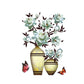 3D Stereo Vase Wandaufkleber