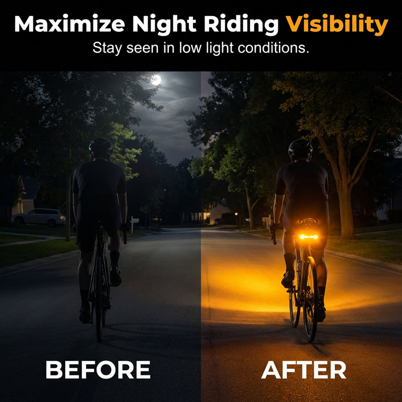 🚴 50% RABATT! 🔦 Drahtloses Blinkerlicht für Fahrräder – Wiederaufladbar, Wasserdicht & Perfekt Für Mehr Sicherheit Bei Nacht 💡