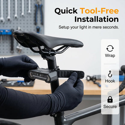 🚴 50% RABATT! 🔦 Drahtloses Blinkerlicht für Fahrräder – Wiederaufladbar, Wasserdicht & Perfekt Für Mehr Sicherheit Bei Nacht 💡