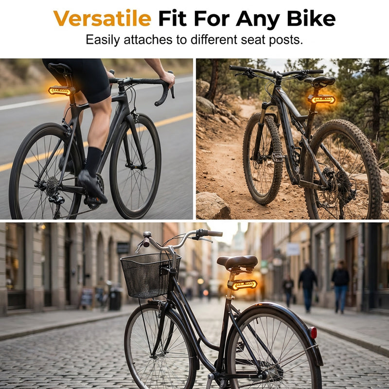 🚴 50% RABATT! 🔦 Drahtloses Blinkerlicht für Fahrräder – Wiederaufladbar, Wasserdicht & Perfekt Für Mehr Sicherheit Bei Nacht 💡