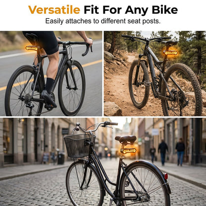 🚴 50% RABATT! 🔦 Drahtloses Blinkerlicht für Fahrräder – Wiederaufladbar, Wasserdicht & Perfekt Für Mehr Sicherheit Bei Nacht 💡