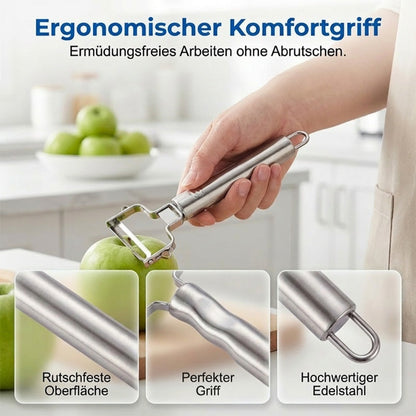 🔥Solange der Vorrat reicht 40 % Rabatt!🎉Multi-Funktions-Sparschäler & Julienne-Schneider aus Edelstahl