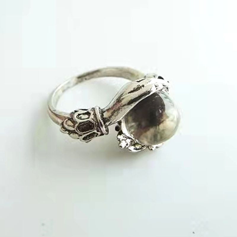 🔥Solange der Vorrat reicht 40 % Rabatt!🎉Gothic-Kristallkugel-Handring