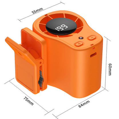 🔥HEISSER SALE – 50% RABATT🔥 Freihändiger persönlicher Kühlventilator mit LED-Display