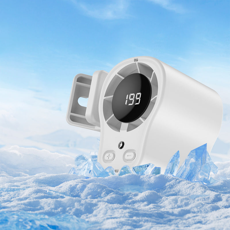 🔥HEISSER SALE – 50% RABATT🔥 Freihändiger persönlicher Kühlventilator mit LED-Display