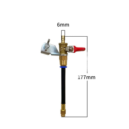🔥50% Rabatt💦 Flexibler Sprühnebel für Schneidemaschinen – 2 Modi (Nebel/Strahl) – Aluminiumrohr, rostfrei – Universal-Wasserhahnadapter (13–23 mm)