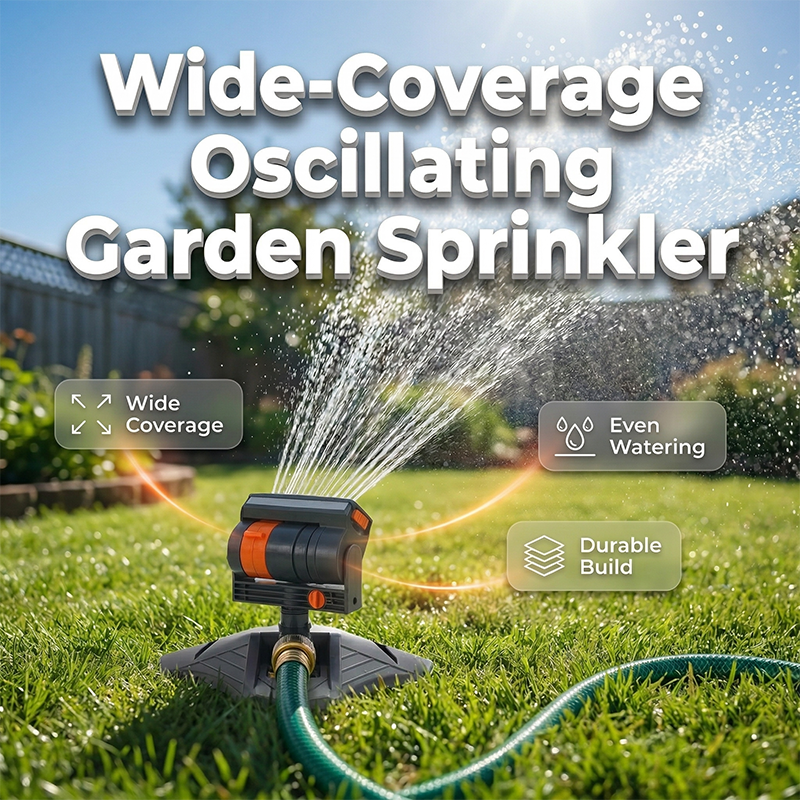 🌿 50% RABATT! 💦 Oszillierender Gartenregner – Verstellbare Sprühweite, hohe Reichweite & Filter – Ideal für Rasen & Beete – inkl. Flachboden/Erdspieß ☀️