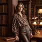 👚 50% RABATT! 🔥 Damen-Hemd mit Knöpfen & Polka-Dots – Klassischer Look, Leichter Stoff & Perfekt Für Einen Stilvollen Alltag 🌸
