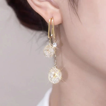 🔥Solange der Vorrat reicht 40 % Rabatt!🎉Elegante Ohrringe mit Kristallquasten