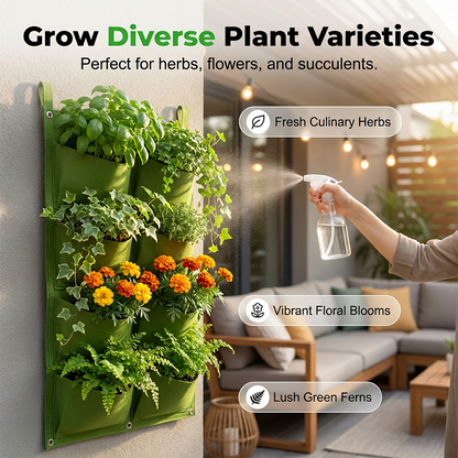 ⏳Nur für kurze Zeit: 50 % Rabatt⏰Platzsparende vertikale Pflanztaschen🌿🌱