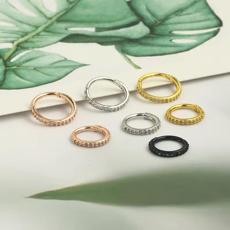 💎 50% RABATT! ✨ Diamant Nasenring Schmuck – Hochwertige Zirkonia, Hypoallergenes Material & Perfekt Für Einen Eleganten, Täglichen Look 👃