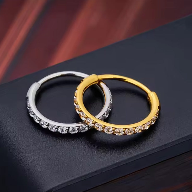 💎 50% RABATT! ✨ Diamant Nasenring Schmuck – Hochwertige Zirkonia, Hypoallergenes Material & Perfekt Für Einen Eleganten, Täglichen Look 👃