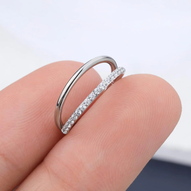 💎 50% RABATT! ✨ Diamant Nasenring Schmuck – Hochwertige Zirkonia, Hypoallergenes Material & Perfekt Für Einen Eleganten, Täglichen Look 👃