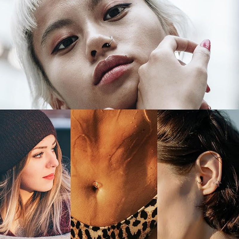 💎 50% RABATT! ✨ Diamant Nasenring Schmuck – Hochwertige Zirkonia, Hypoallergenes Material & Perfekt Für Einen Eleganten, Täglichen Look 👃