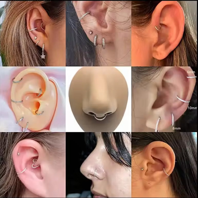 💎 50% RABATT! ✨ Diamant Nasenring Schmuck – Hochwertige Zirkonia, Hypoallergenes Material & Perfekt Für Einen Eleganten, Täglichen Look 👃