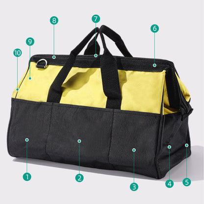 ⏰Zeitlich begrenztes Angebot🔧Robuste Werkzeugtasche mit zahlreichen Fächern