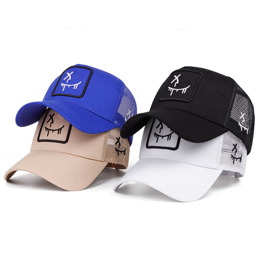 🔥Solange der Vorrat reicht 40 % Rabatt!🎉Unisex-Baseballkappe im Streetstyle mit Smiley-Motiv