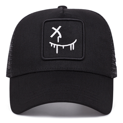🔥Solange der Vorrat reicht 40 % Rabatt!🎉Unisex-Baseballkappe im Streetstyle mit Smiley-Motiv