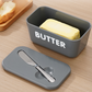 🧈 50% RABATT! 🍞 Große Butterdose aus Kunststoff mit Deckel & Integriertem Messer – Platzsparend, Frischhaltend & Ideal Für Die Küche 🏠