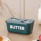 🧈 50% RABATT! 🍞 Große Butterdose aus Kunststoff mit Deckel & Integriertem Messer – Platzsparend, Frischhaltend & Ideal Für Die Küche 🏠