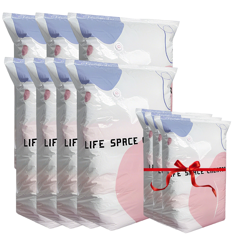 🧳 KAUFE 1, ERHALTE 1 GRATIS! 💨 Vakuum-Aufbewahrungsbeutel ohne Pumpe – Drücken & versiegeln – Spart 80 % Platz, hält Kleidung trocken & staubfrei – ideal für Bettwäsche, Winterkleidung oder Reisen 🛏️✨