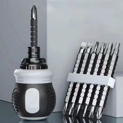 🔧 50% RABATT! 🔩 Ratsche-Schraubendreher-Set – Kompakt, Magnetspitze & Ideal Für Präzisionsarbeiten Im Haushalt & In Der Werkstatt 🛠️