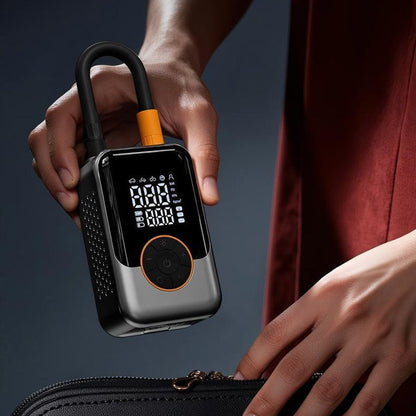 ⚡ 50 % Rabatt – Kabelloser Hochdruck-Reifenfüller – Dual-Display, automatische Abschaltung & tragbar – für Auto, Motorrad, Fahrrad & Bälle 🚗