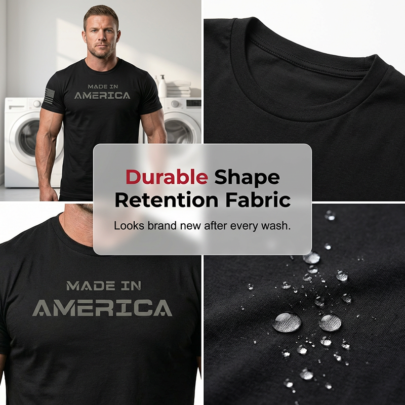 👕🏃 Herren Rundhals-T-Shirt Athletic Fit – Atmungsaktive Baumwolle, Bewegungsfreiheit & Feuchtigkeitsableitung Für Optimalen Komfort ✨
