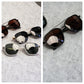 ☀️🕶️Geometric Frame Double Beam Polarized Sunglasses