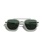 ☀️🕶️Geometric Frame Double Beam Polarized Sunglasses