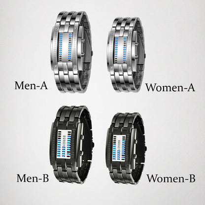 ⌚ LIMITED-TIME 50% RABATT! ✨ Herren Binary-Uhr – LED, Wasserdicht, Modern, Leicht ✨