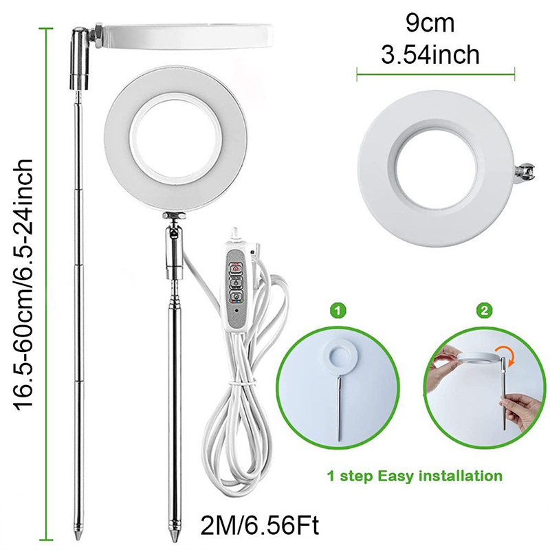 🔥Solange der Vorrat reicht 40 % Rabatt!🎉LED-Engelsring-Pflanzenwachstumslampe