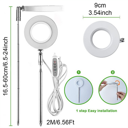 🔥Solange der Vorrat reicht 40 % Rabatt!🎉LED-Engelsring-Pflanzenwachstumslampe