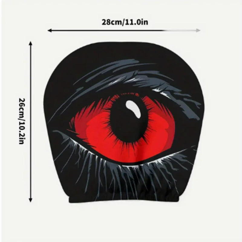 ⏰Zeitlich begrenztes Angebot: 50 % Rabatt-Gruselige Kopfstützenhülle mit rotem Auge👁️‍🗨️🚗