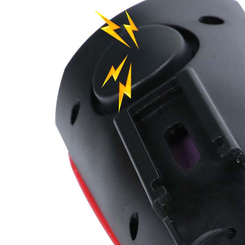 2-in-1 wiederaufladbares Fahrradlicht mit Hupe
