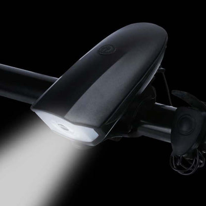 2-in-1 wiederaufladbares Fahrradlicht mit Hupe