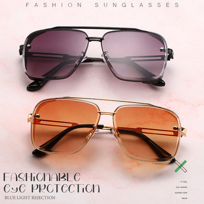 🔥Solange der Vorrat reicht 40 % Rabatt!🎉Steampunk-Sonnenbrille mit eckigem Rahmen