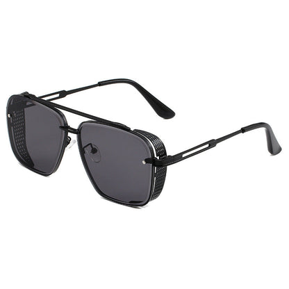 🔥Solange der Vorrat reicht 40 % Rabatt!🎉Steampunk-Sonnenbrille mit eckigem Rahmen