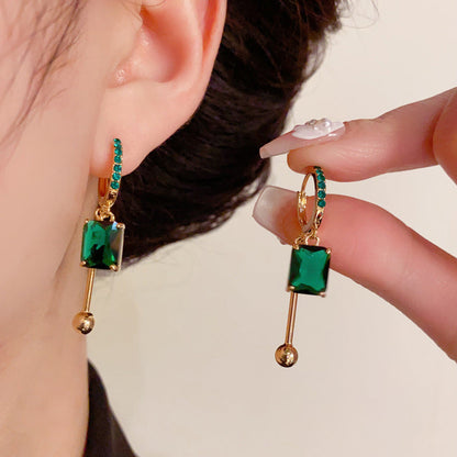 💎 Elegante Vintage-Tropfenohrstecker mit Synthetikdiamant – zeitlos, feminin & ideal für besondere Anlässe ✨